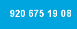 920 675 19 08 920 675 19 08